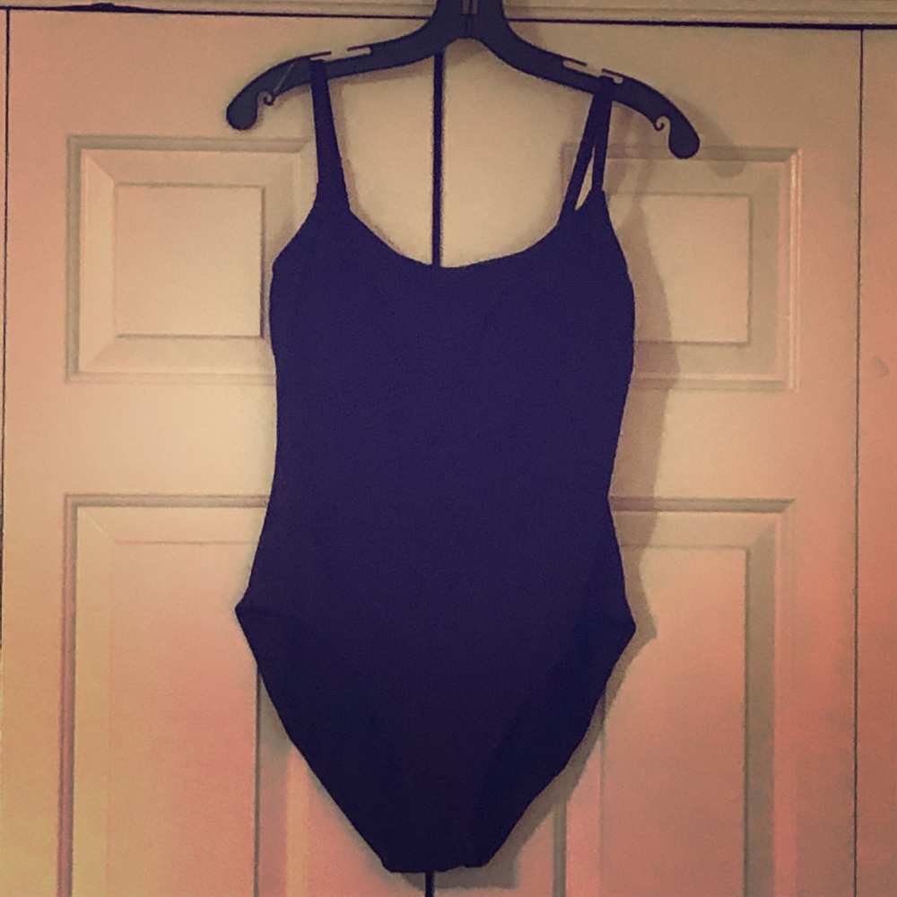 Navy La Blanca classic tank swimsuit